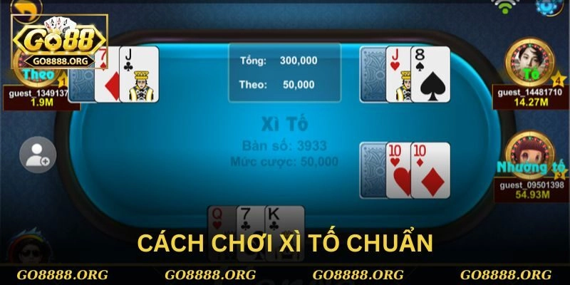 Cách chơi xì tố chuẩn thông qua việc đặt cược Cách chơi xì tố chuẩn thông qua việc đặt cược